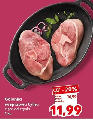 Golonka wieprzowa cięta od szynki promocja w Kaufland