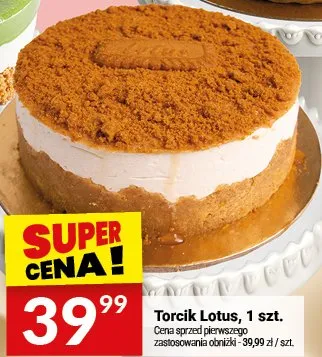 Torcik Lotus promocja w Twój Market