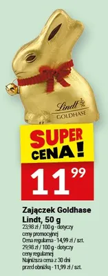 Zajączek Goldhase Lindt promocja w Twój Market