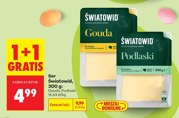 Ser Gouda Światowid promocja w Biedronka