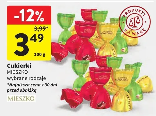 Cukierki promocja w Intermarche