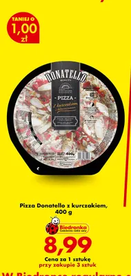Pizza Donatello z kurczakiem promocja w Biedronka