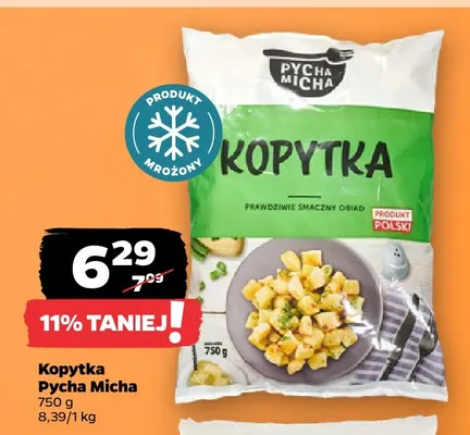 Kopytka Pycha Micha promocja w Netto