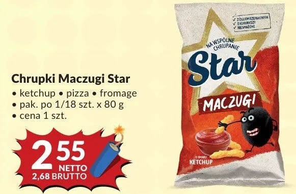 Chrupki Maczugi Star ketchup promocja w Makro