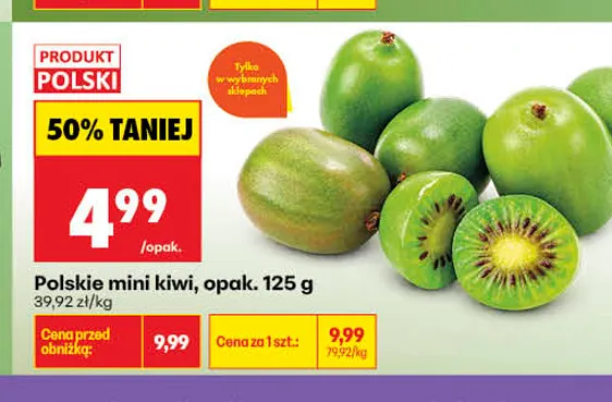 Mini kiwi polskie promocja w Biedronka