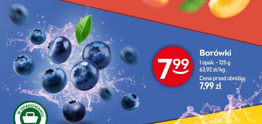 Borówki promocja w Żabka