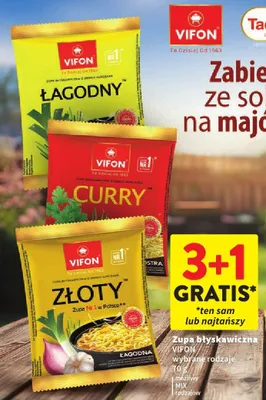 Zupa błyskawiczna Vifon wybrane rodzaje 70g promocja w Intermarche