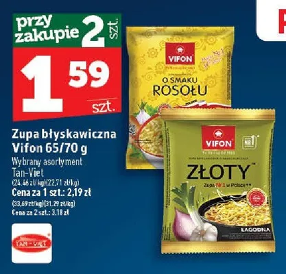 Zupa błyskawiczna Vifon Złoty promocja w TOPAZ