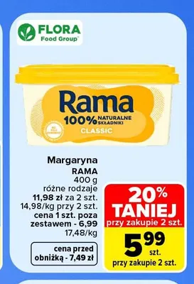 Margaryna Rama promocja w Carrefour Market