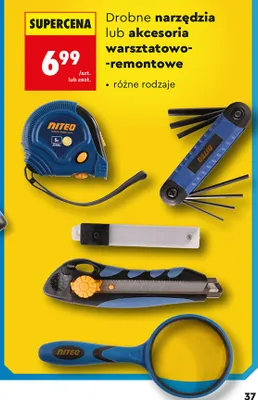 Drobne narzędzia lub akcesoria warsztatowo-remontowe promocja w Biedronka
