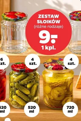 Zestaw słoików Altom Design 6-pak 520 ml promocja w Netto