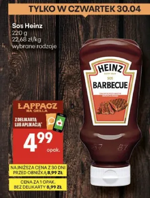 Sos Heinz promocja w Delikatesy Centrum