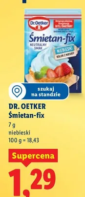 Śmietan-fix promocja w Lidl