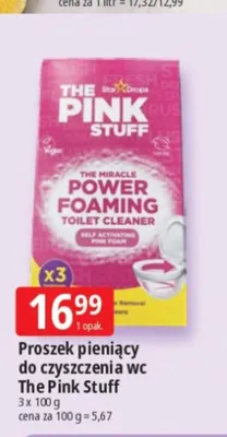 Proszek pieniący do czyszczenia wc The Pink Stuff 3-pak 100 g promocja w Leclerc