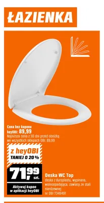 Deska Wc Top promocja w OBI