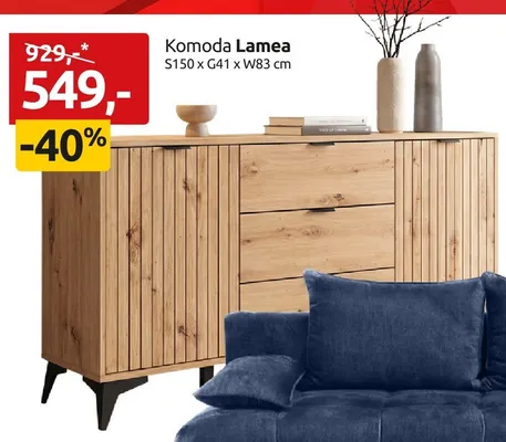 Komoda Lamea S150 x G41 x W83cm promocja w Black Red White