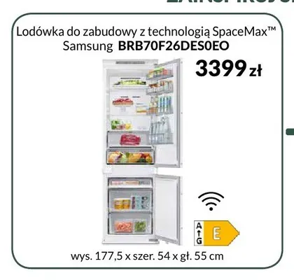 Lodówka do zabudowy Samsung SpaceMax promocja w Salony Agata