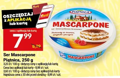 Ser Mascarpone promocja w Twój Market