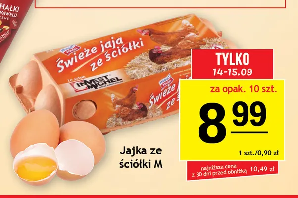Jajka kurze ze ściółki M Invest Michel promocja w Gram Market