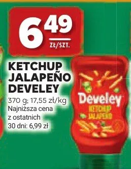 Ketchup Jalapeño Develey promocja w Stokrotka