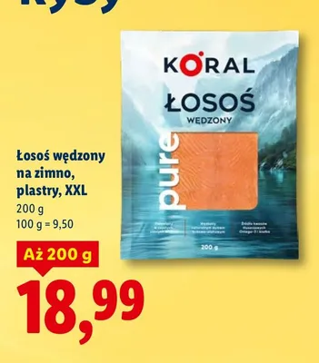 Łosoś wędzony promocja w Lidl