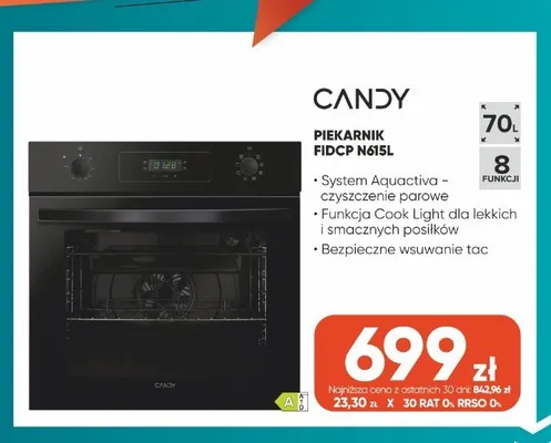 Piekarnik Candy FIDCP N615 l promocja w Max Elektro
