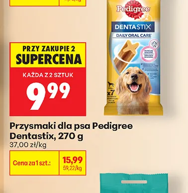 Przysmaki dla psa Pedigree Dentastix promocja w Biedronka