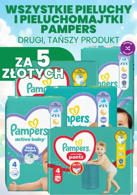 Pieluchy Pampers Active Baby rozm. 4 promocja w Dino