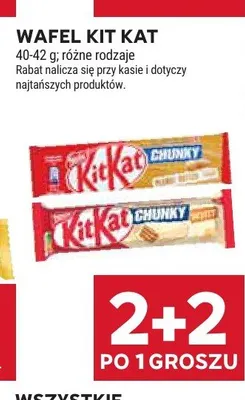 Wafel Kit Kat Chunky promocja w Stokrotka