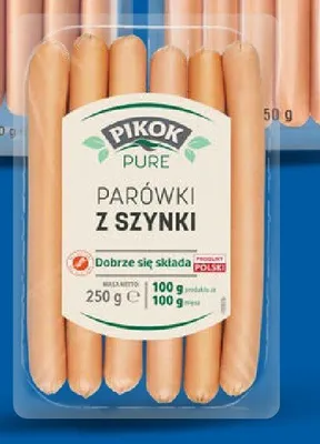 Parówki z szynki promocja w Lidl
