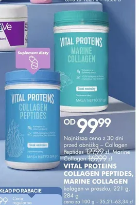 Kolagen w proszku VITAL PROTEINS promocja w Super-Pharm