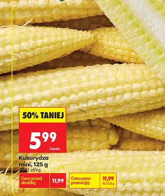 Kukurydza mini promocja w Biedronka