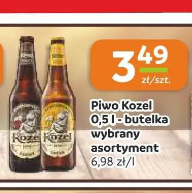 Piwo Kozel promocja w Społem Częstochowa