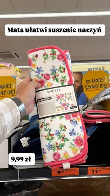 Mata do suszenia naczyń Smukee Home promocja w Biedronka