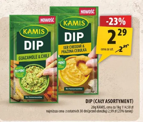 Dip guacamole & chilli Kamis promocja w Arhelan