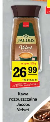 Kawa rozpuszczalna Jacobs Velvet promocja w Gram Market