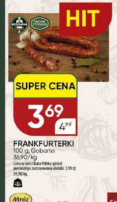 Frankfurterki Gobarto promocja w Chata Polska