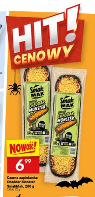 Czarna zapiekanka Cheddar Monster SmakMak promocja w Twój Market