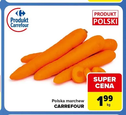 Marchew polska Carrefour promocja w Carrefour Market