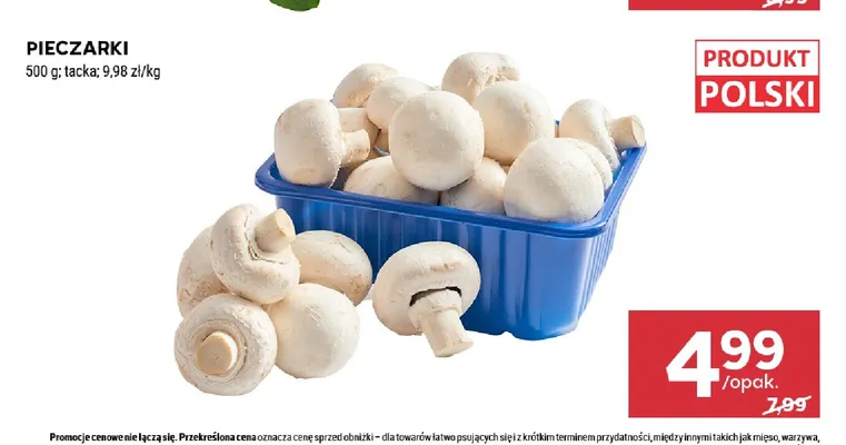 Pieczarki promocja w Stokrotka