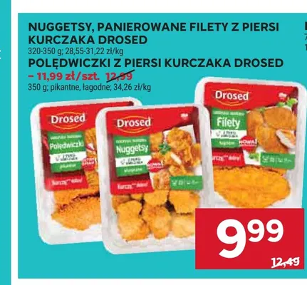 Panierowane filety z piersi kurczaka Drosed promocja w Stokrotka