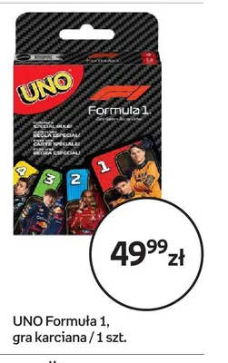 Gra karciana UNO Formuła 1 promocja w Empik