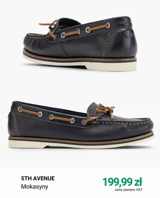 Mokasyny 5th Avenue promocja w Deichmann