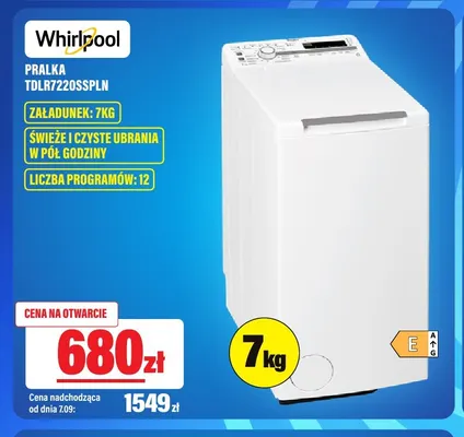 Pralka Whirlpool TDLR7220SSPLN promocja w RTV EURO AGD
