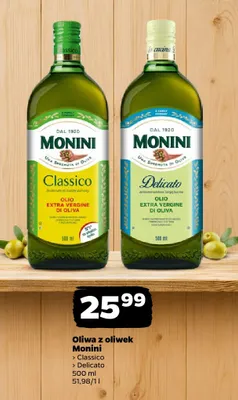 Oliwa z oliwek Monini Classico promocja w Netto