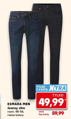 Jeansy slim Esmara Men promocja w Kaufland