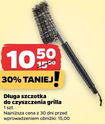 Długa szczotka do czyszczenia grilla promocja w Netto