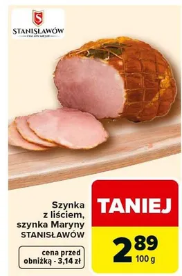 Szynka z lisciem, szynka Maryny promocja w Carrefour Market