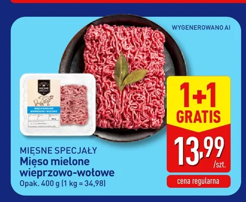 Mięso mielone wieprzowo-wołowe Mięsne Specjały promocja w Aldi