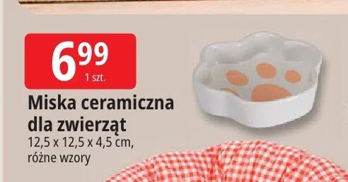 Miska ceramiczna dla zwierząt promocja w Leclerc